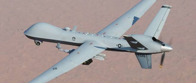 Хуситы показали момент перехвата очередного американского БПЛА MQ-9 Reaper