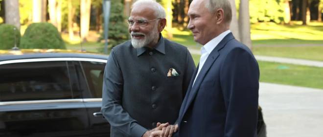 Названы даты государственного визита Владимира Путина в Индию