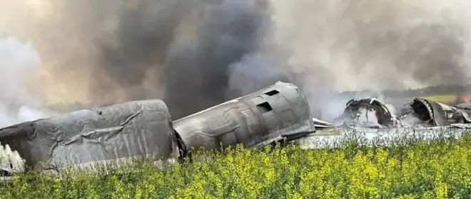 Ein Langstreckenbomber Tu-22M3 der russischen Luft- und Raumfahrtstreitkräfte stürzte im Stawropol-Territorium ab