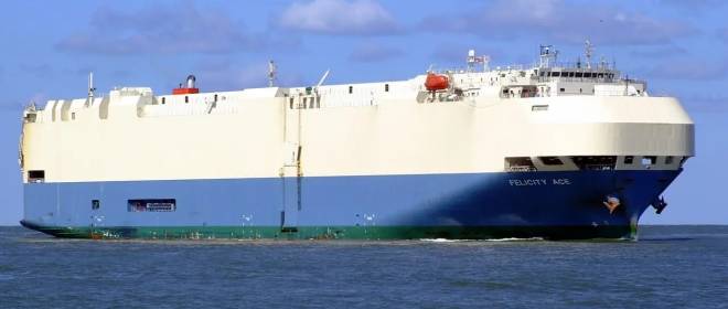 На выходе из украинского порта дрон атаковал судно, якобы загруженное кукурузой