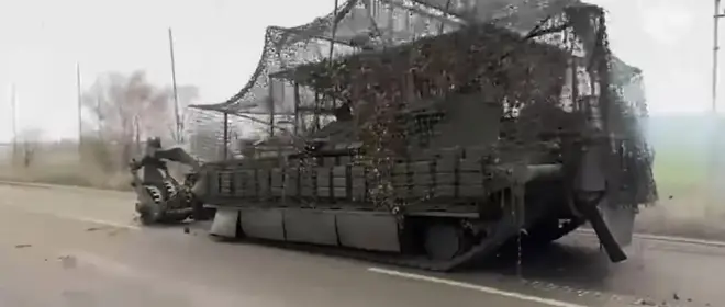 Обвешанная сетками БМР-64 не помогла украинской «Скале» прорваться в Покровск