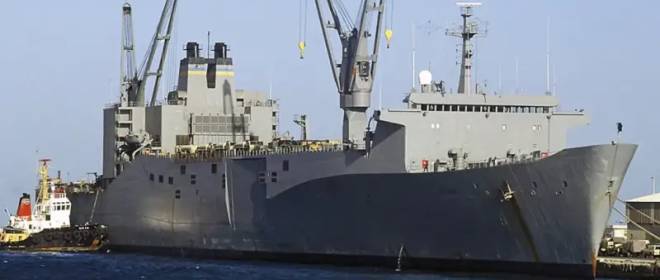 米国海上輸送司令部の最速船舶がボルチモアで封鎖される