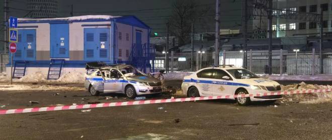 СК сообщает некоторые подробности о подрыве автомобиля ДПС в Москве