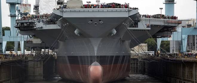 СМИ США: новый авианосец «Джон Кеннеди» устареет уже к окончанию строительства
