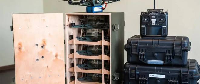 На Украине показали новый комплекс беспилотников со встроенной осколочной миной