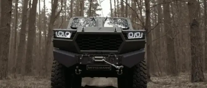 Ukraińska firma pokazała prototyp modułowego samochodu pancernego Inguar-3