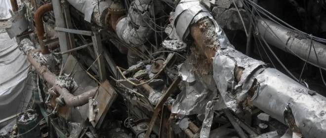 Противник показал последствия ударов по одной из украинских ТЭЦ