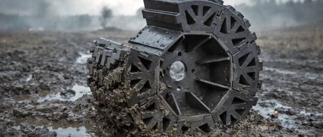 ВСУ начали получать сегментированные колёса для боевых машин