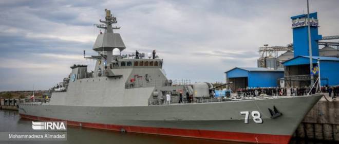 ईरानी नौसेना को विध्वंसक डीलामन प्राप्त हुआ