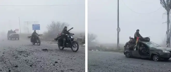 „Nie jak Kijów w 2022 roku”: Dyskusja online o wjeździe konwoju rosyjskich sił zbrojnych do Pokrowska