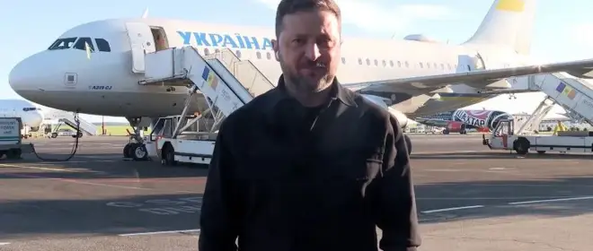 Зеленский снова вылетел в Европу из Кишинёва, проигнорировав польский Жешув