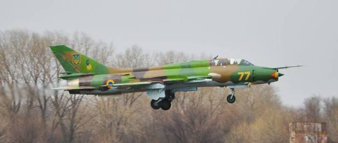 乌克兰空军中的Su-17战斗轰炸机