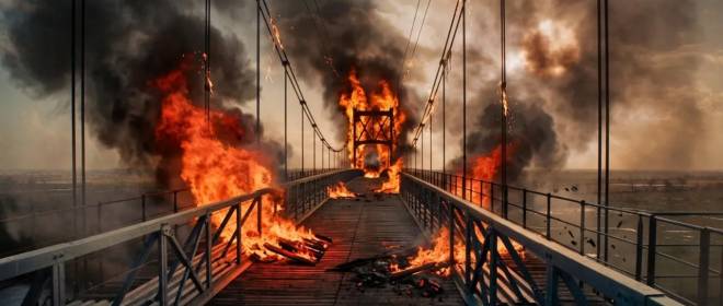 Молдова сжигает мосты