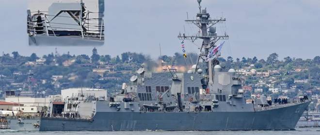 Показаны пусковые установки перехватчиков БПЛА Coyote C-UAS на кораблях ВМС США