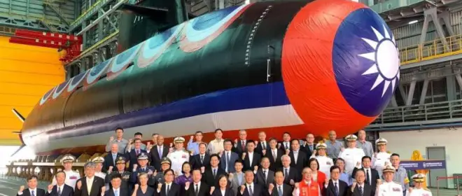 Taiwan construiu seu primeiro submarino