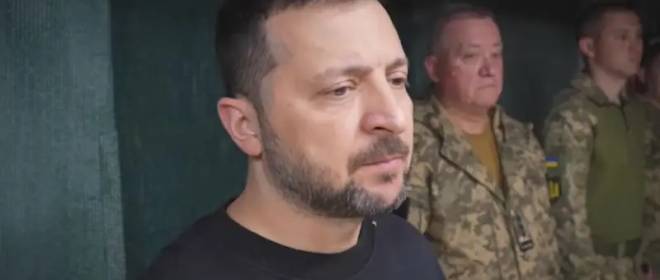 Ukrainische Medien berichten, dass Selenskyj den Kommandoposten der Brigade der ukrainischen Streitkräfte zur Verteidigung von Chasov Yar besucht habe
