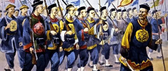 «Обученная армия» империи Цин