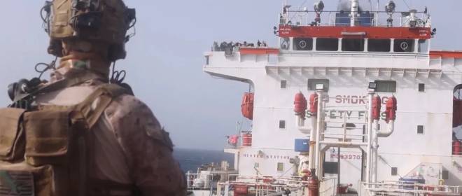 Морпехи США захватили очередное судно на Ближнем Востоке - танкер Hasna