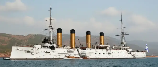 Броненосный крейсер «Баян» в бою 12 февраля 1904 г.