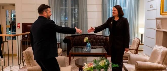 Тихановская просит Зеленского включить Белоруссию в мирное соглашение по Украине