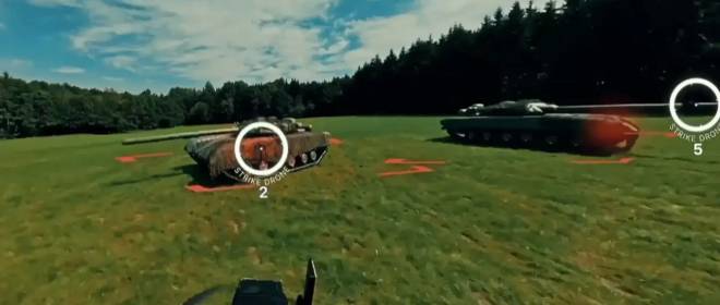 БПЛА с коллективной координацией: США показали атаку условных танков роем дронов