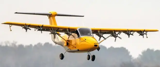 The Electra EL9 is a short takeoff and landing hybrid-electric aircraft.