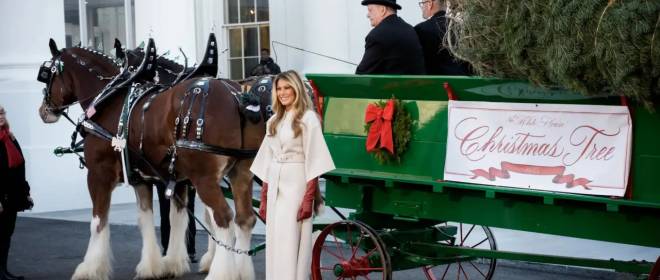 Презентация рождественского убранства Белого дома проходила в «русском стиле»