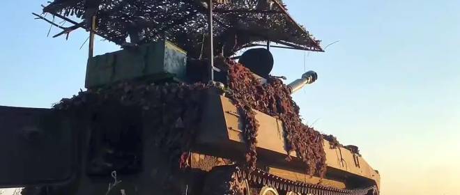 Показаны кадры уничтожения ударами САУ «Гвоздика» боевиков ВСУ в Гуляйполе