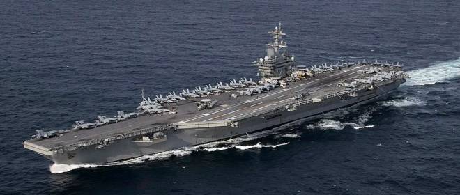 CENTCOM впервые с 2003 года собрал вместе сразу три авианосные группы