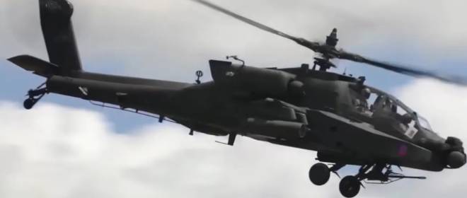 Американский ударный вертолёт AH-64 Apache потерпел крушение в районе Ормуза