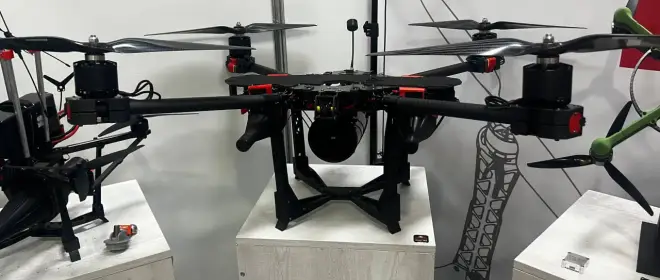 卡车和矿工：Piranha-20重型无人机