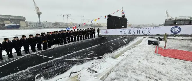 Marynarka wojenna otrzymała okręt podwodny Mozhaisk