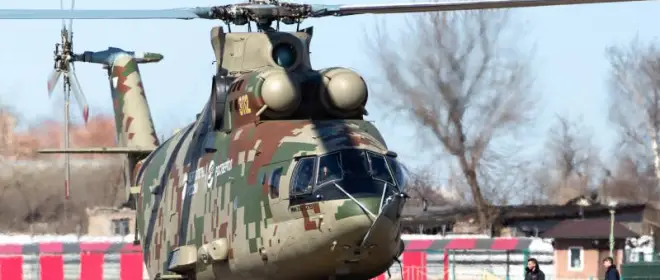 Der Hubschrauber Mi-26T2V hat die Produktion und den Kampfeinsatz erreicht