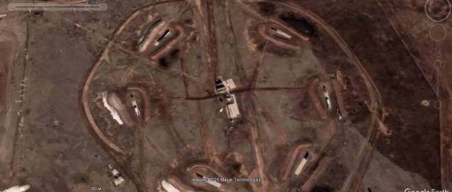 ЗРК С-200 на спутниковых снимках