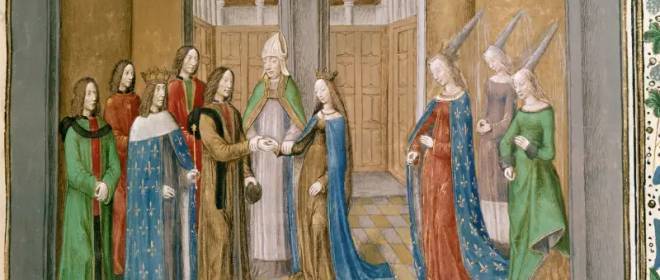 الزفاف في العصور الوسطى