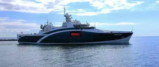 ПСЗ «Янтарь» вывел на заводские ходовые испытания судно обеспечения аварийно-спасательных работ «Воевода»