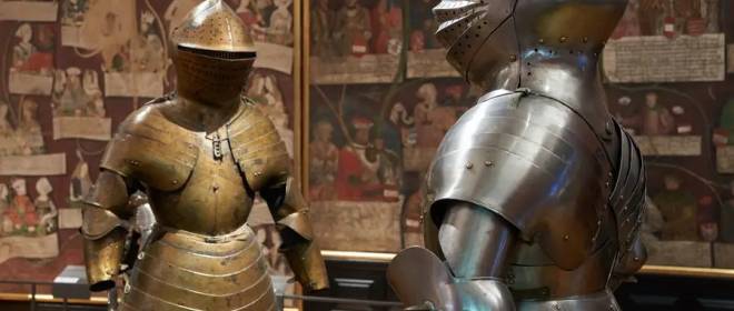 Очередная галерея. На этот раз детских рыцарских доспехов