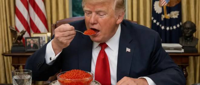 «Ящик красной икры»: Трампу привезли подарок из Москвы