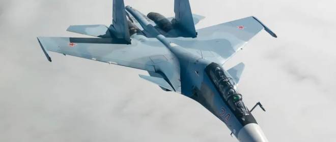 ГУР Минобороны Украины заявило о сбитом с морского дрона истребителе Су-30 ВКС РФ