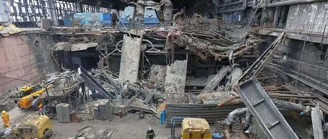 Бурштынская ТЭС в Ивано-Франковской области прекратила работу