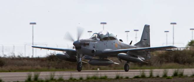 Łotwa rozważa zakup lekkiego samolotu szturmowego A-29 Super Tucano.