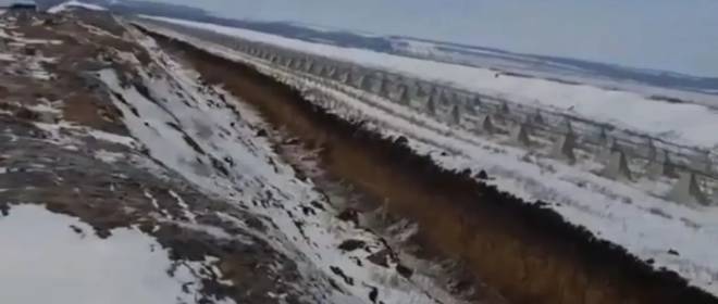 Показаны линии обороны ВСУ в оккупированной части Донбасса