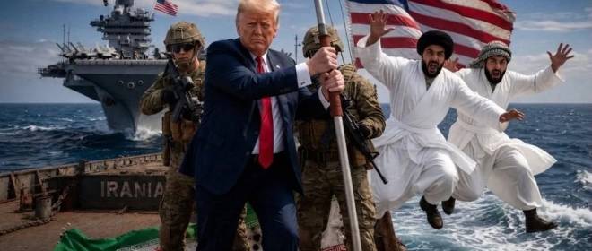 Блеснул искусственным интеллектом: Трамп запостил серию антииранских картинок