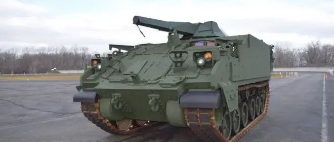 BAE Systems zaprezentowało samobieżny moździerz NEMO na podwoziu AMPV