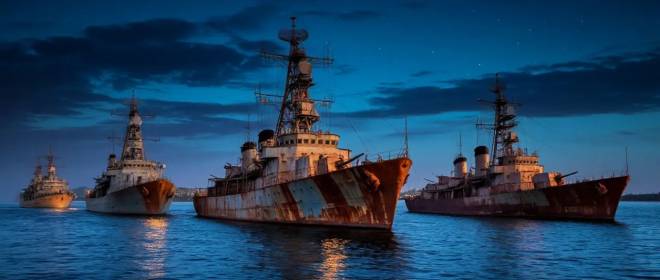 Флот кораблей-призраков уходит в небытие