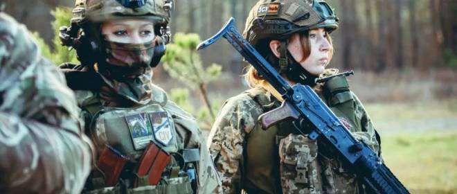 За два последних года доля женщин-офицеров в ВСУ выросла в пять раз