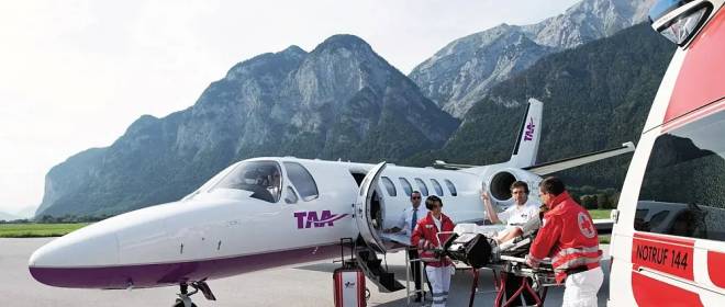 В Жешув массово прибывают медицинские самолёты для эвакуации раненых с Украины