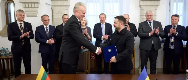 Nausedla a cerut doborârea tuturor dronelor care apar pe cerul Lituaniei.