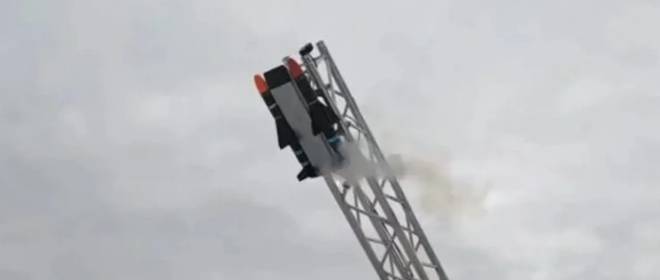 Планы испытать на Украине: эстонский стартап показал тестирование ракеты Mark I