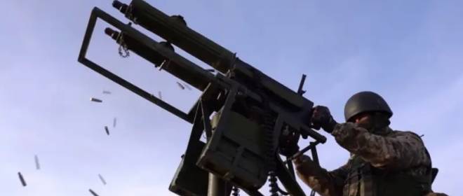 Mitrailleuses anti-aériennes ukrainiennes de calibre fusil